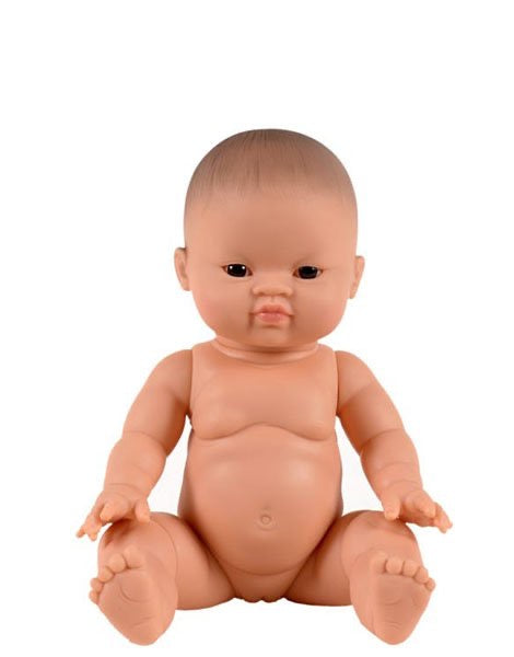 READY TO SHIP Asian Girl w/ brown eyes w/ surprise bracelet