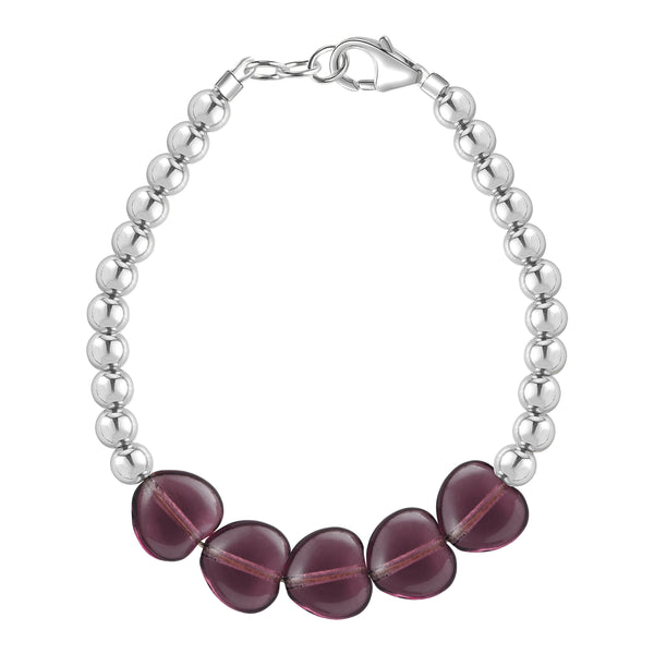 The Jana - Dark Purple Hearts