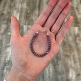 Mauve Round 4mm Bracelet