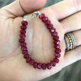 Burgundy 5mm Bracelet