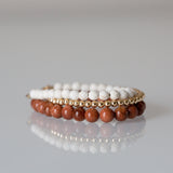 Goldstone Sparkle Bracelet 6mm